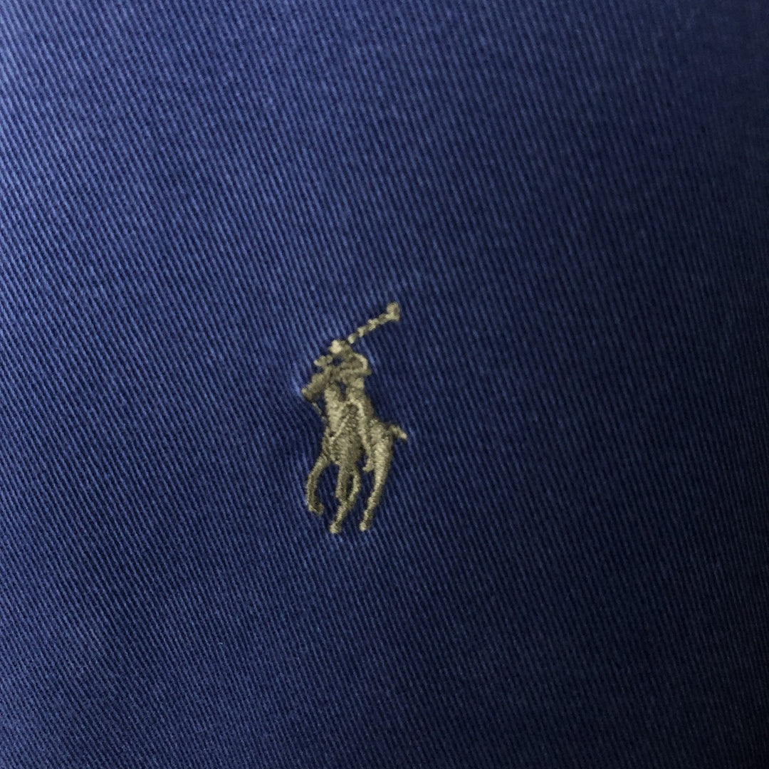 Ralph Lauren POLO by Ralph Lauren Swing Top Sports Jacket Men's XL cotton navy blue type Vintage Second Hand