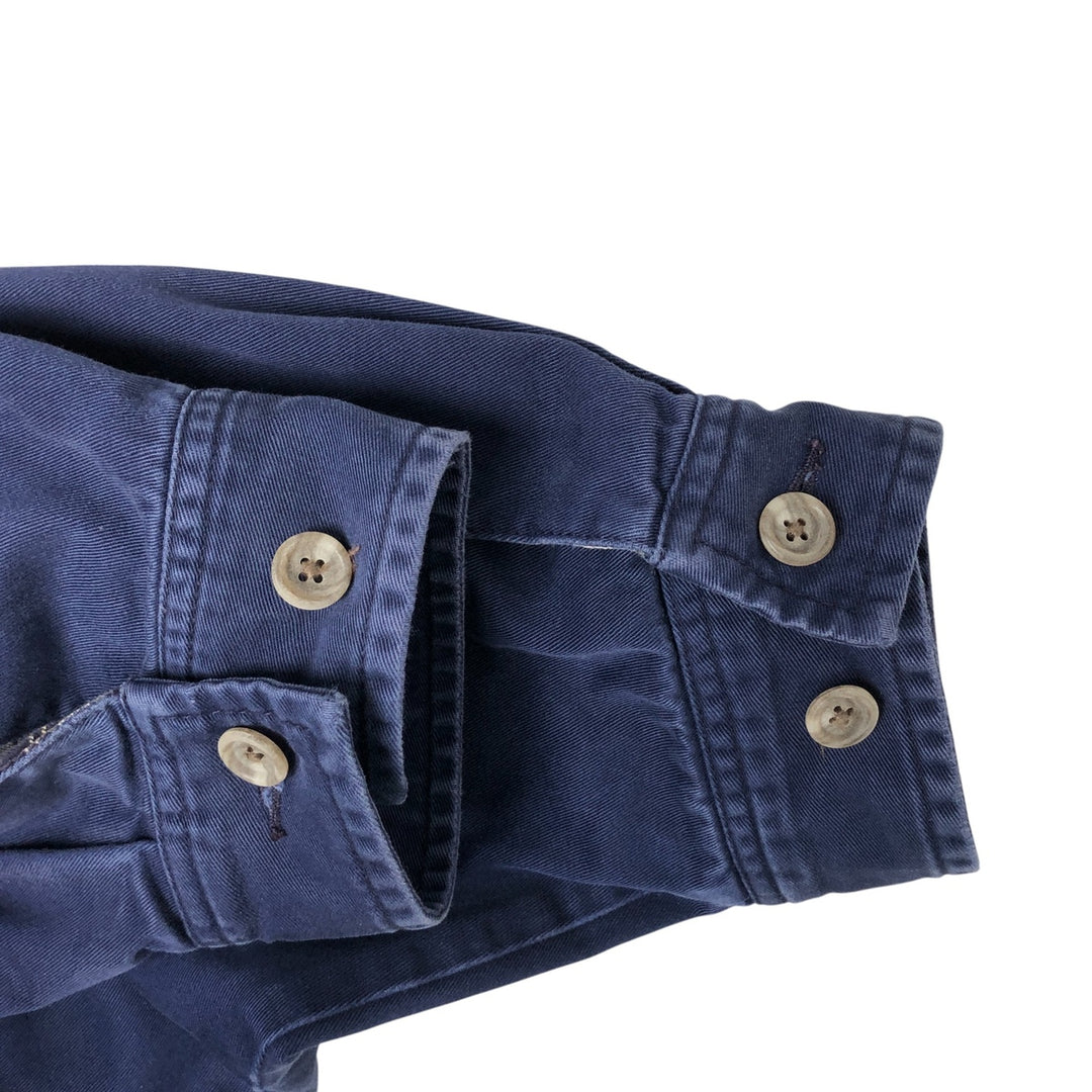 Ralph Lauren POLO by Ralph Lauren Swing Top Sports Jacket Men's XL cotton navy blue type Vintage Second Hand