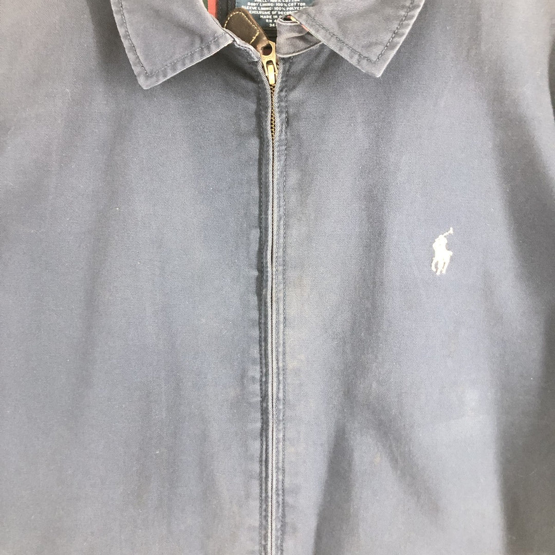Ralph Lauren POLO by Ralph Lauren Swing Top Sports Jacket Men's XL cotton navy blue type Vintage Second Hand