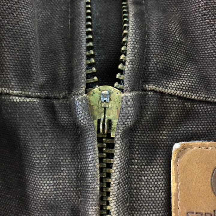 Special price for Carhartt Santa Fe Jacket, Duckwork Blouson, Men's XL size cotton brown type Vintage Second Hand