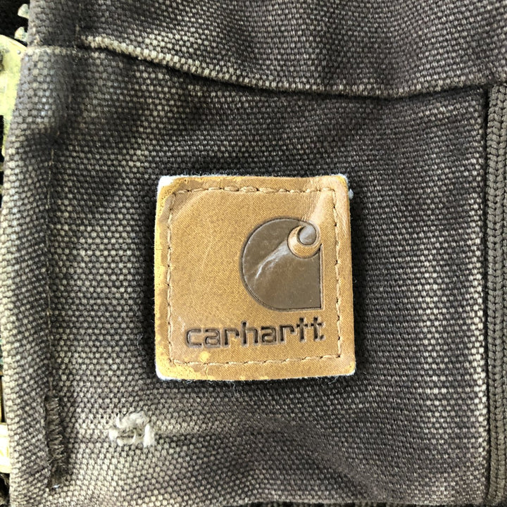 Special price for Carhartt Santa Fe Jacket, Duckwork Blouson, Men's XL size cotton brown type Vintage Second Hand