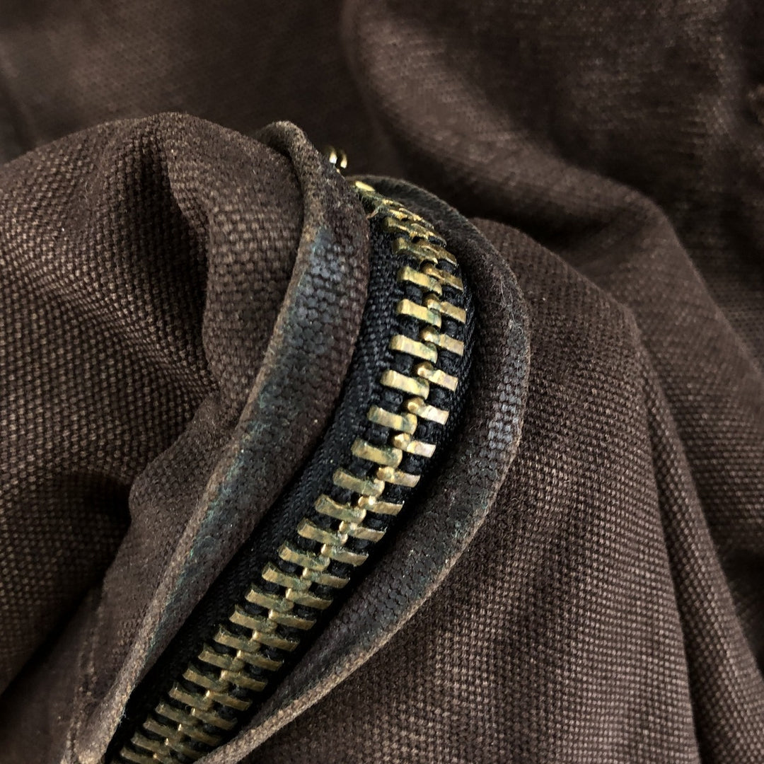 Special price for Carhartt Santa Fe Jacket, Duckwork Blouson, Men's XL size cotton brown type Vintage Second Hand