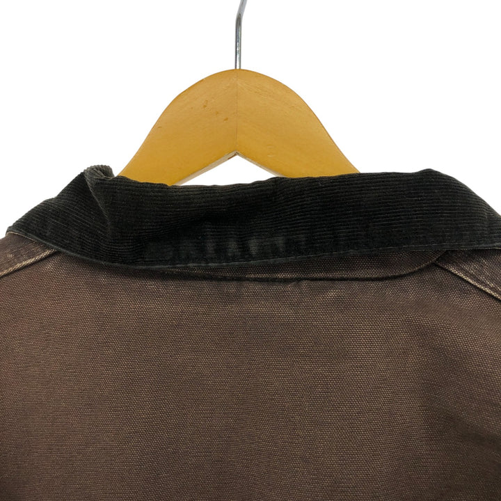 Special price for Carhartt Santa Fe Jacket, Duckwork Blouson, Men's XL size cotton brown type Vintage Second Hand
