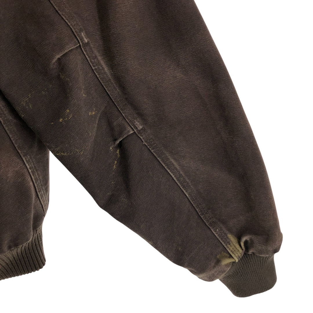Special price for Carhartt Santa Fe Jacket, Duckwork Blouson, Men's XL size cotton brown type Vintage Second Hand