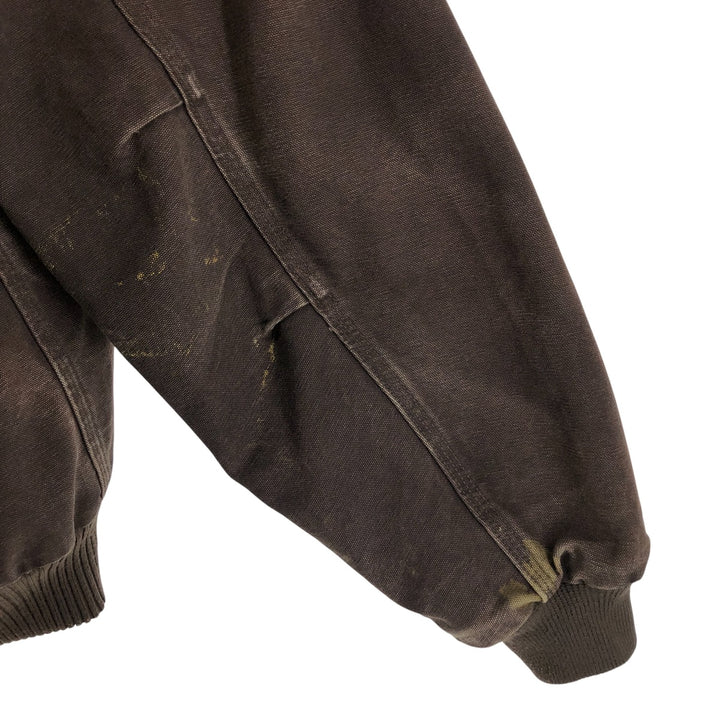 Special price for Carhartt Santa Fe Jacket, Duckwork Blouson, Men's XL size cotton brown type Vintage Second Hand