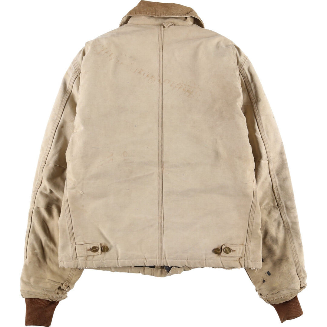 Carhartt Traditional Jacket Duck Work Jacket Men's L size unclear Beige type Vintage Second Hand