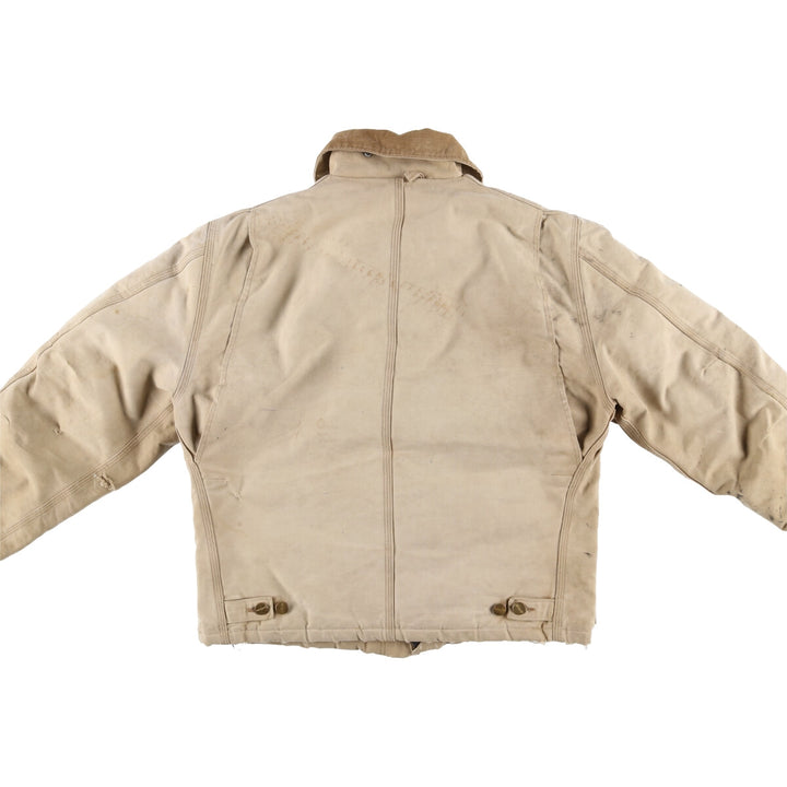 Carhartt Traditional Jacket Duck Work Jacket Men's L size unclear Beige type Vintage Second Hand