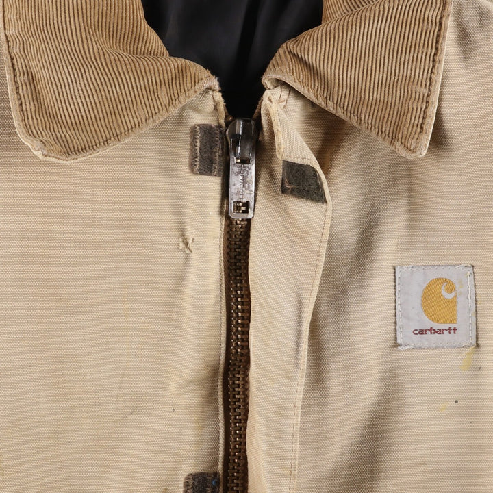 Carhartt Traditional Jacket Duck Work Jacket Men's L size unclear Beige type Vintage Second Hand