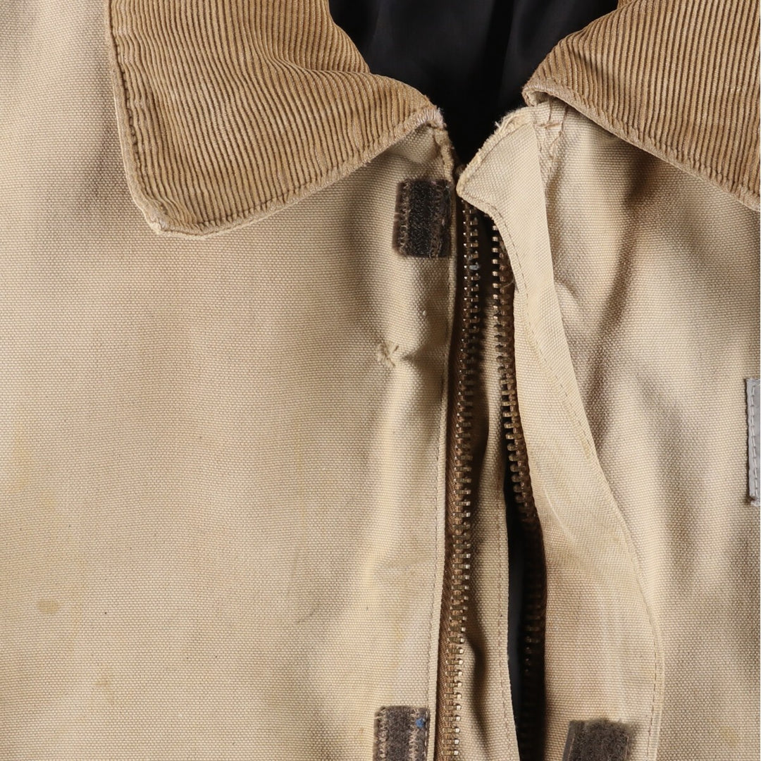 Carhartt Traditional Jacket Duck Work Jacket Men's L size unclear Beige type Vintage Second Hand