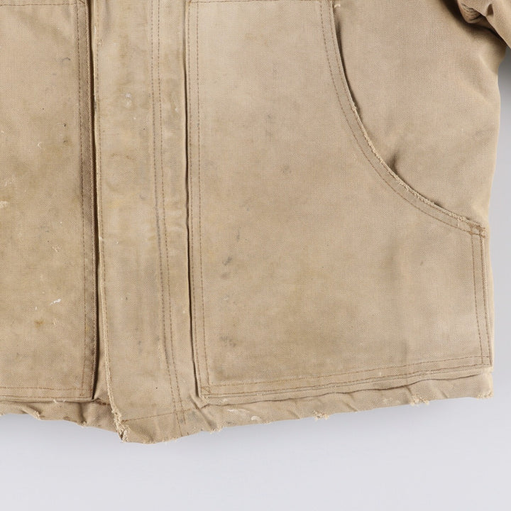 Carhartt Traditional Jacket Duck Work Jacket Men's L size unclear Beige type Vintage Second Hand
