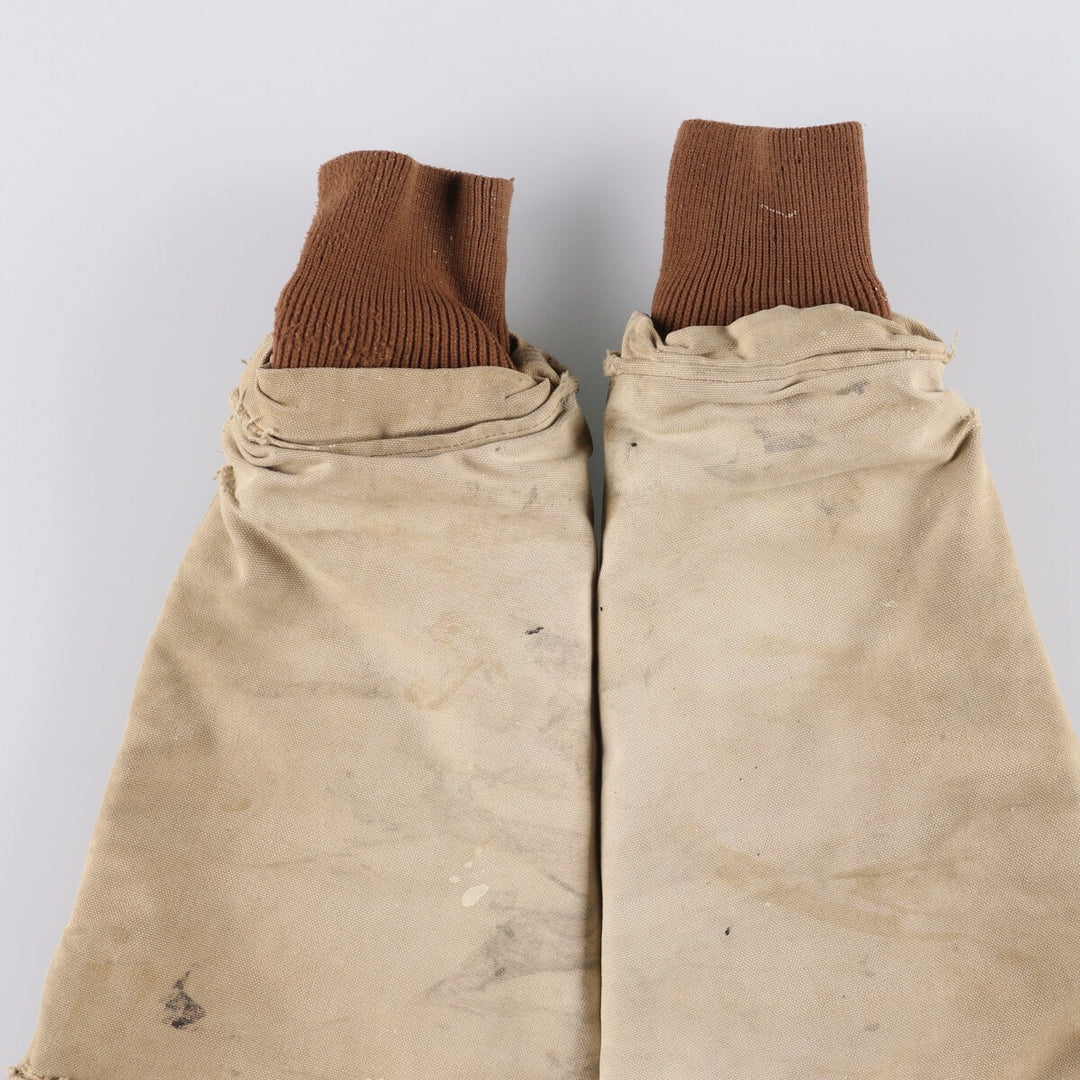 Carhartt Traditional Jacket Duck Work Jacket Men's L size unclear Beige type Vintage Second Hand