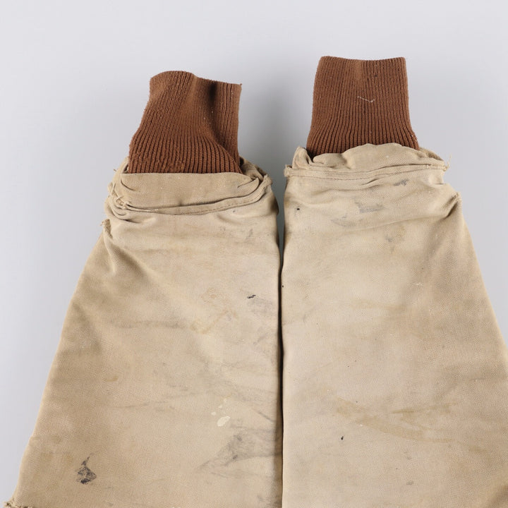 Carhartt Traditional Jacket Duck Work Jacket Men's L size unclear Beige type Vintage Second Hand