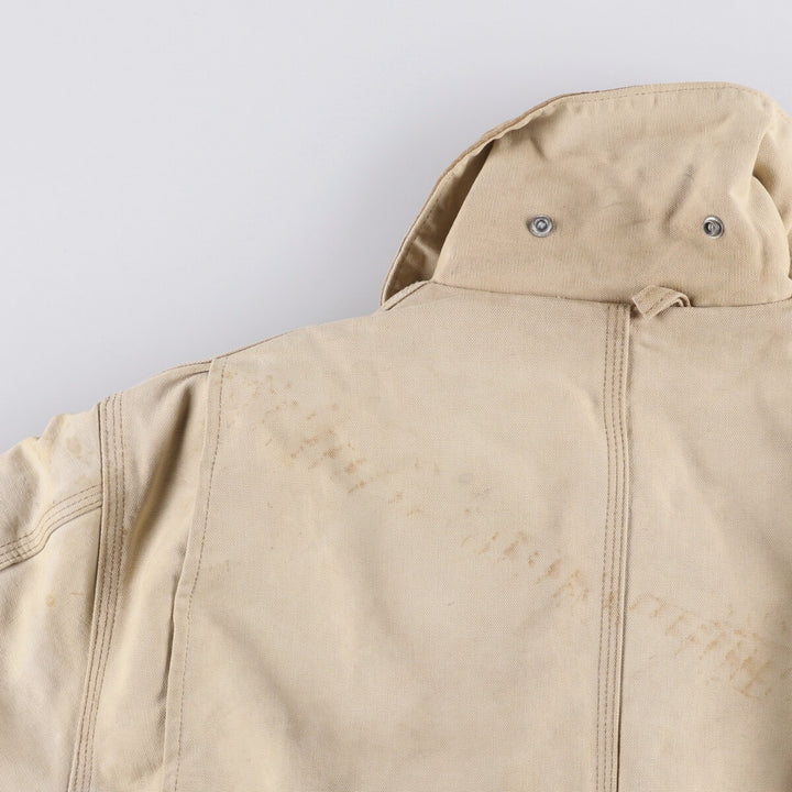 Carhartt Traditional Jacket Duck Work Jacket Men's L size unclear Beige type Vintage Second Hand