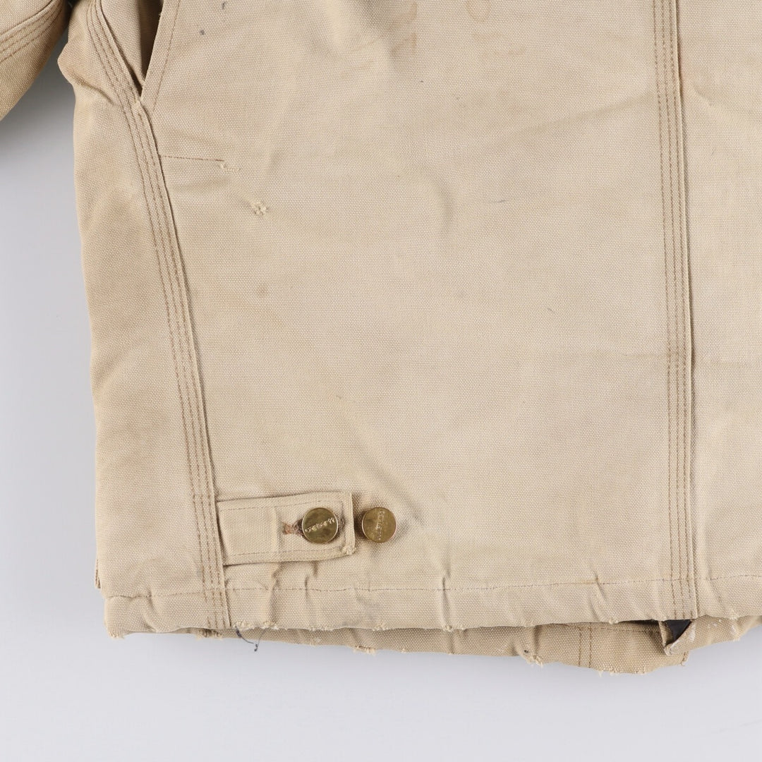Carhartt Traditional Jacket Duck Work Jacket Men's L size unclear Beige type Vintage Second Hand