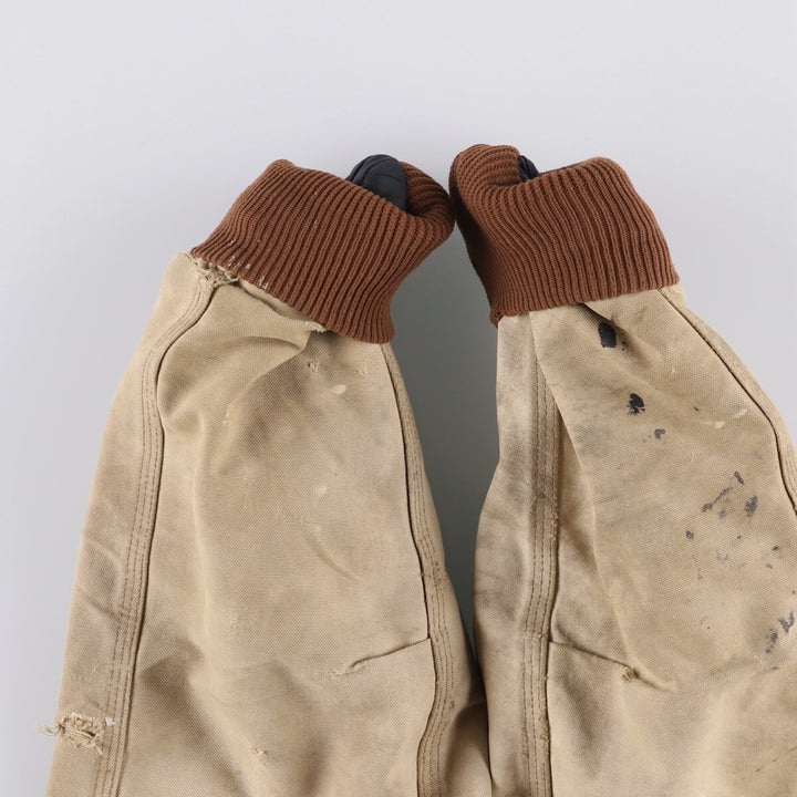 Carhartt Traditional Jacket Duck Work Jacket Men's L size unclear Beige type Vintage Second Hand