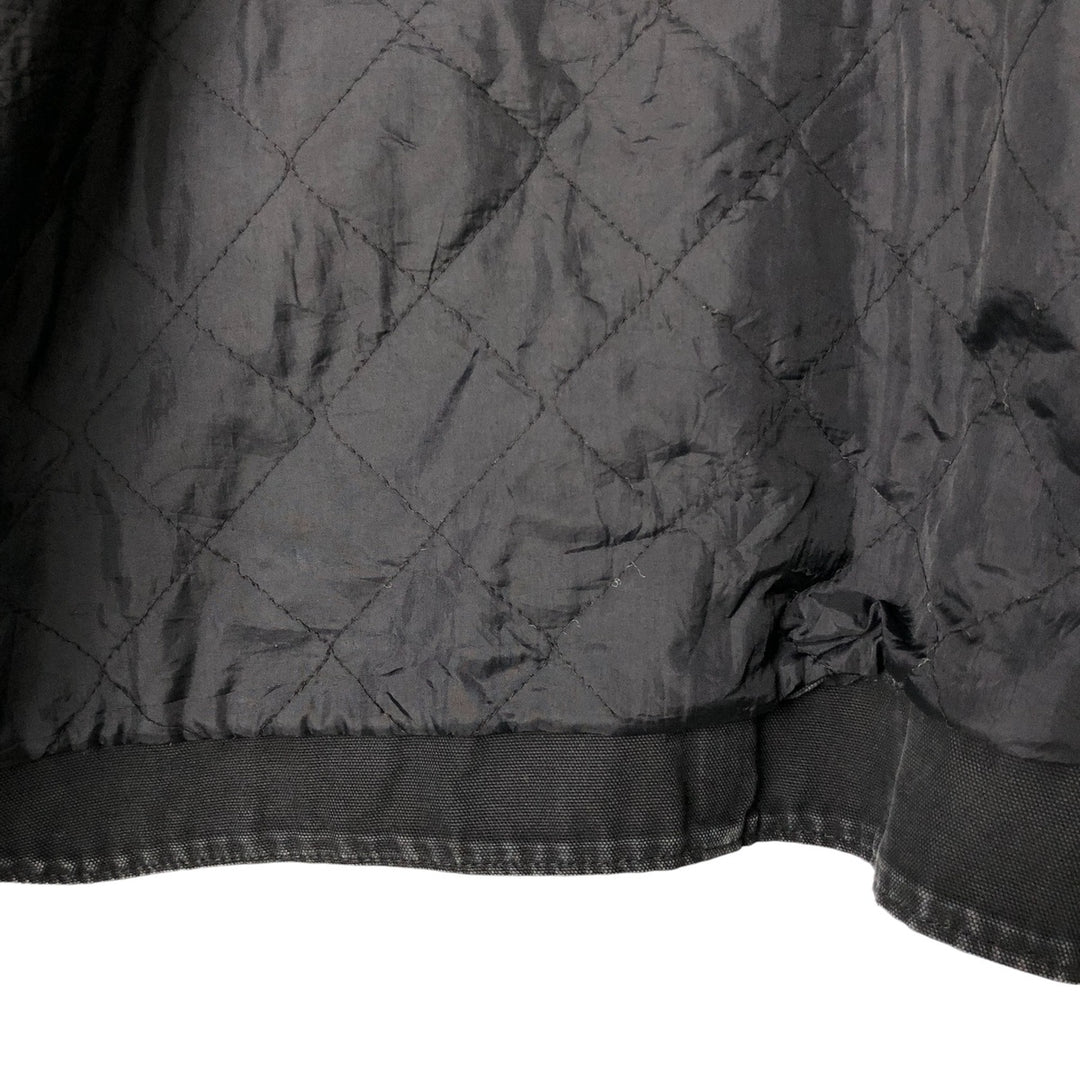 Carhartt Active Jacket Duck Full Zip Hoodie Men's XXL cotton black type Vintage Second Hand