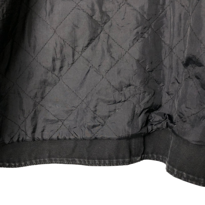 Carhartt Active Jacket Duck Full Zip Hoodie Men's XXL cotton black type Vintage Second Hand