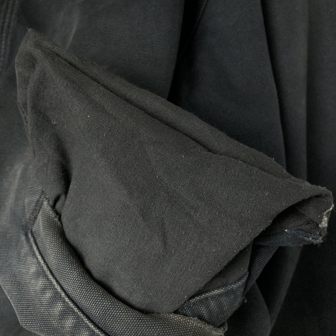 Carhartt Active Jacket Duck Full Zip Hoodie Men's XXL cotton black type Vintage Second Hand