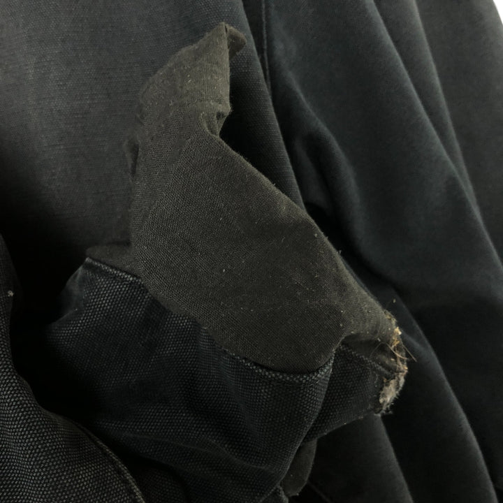Carhartt Active Jacket Duck Full Zip Hoodie Men's XXL cotton black type Vintage Second Hand