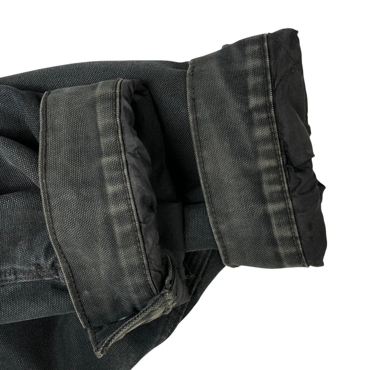 Carhartt Active Jacket Duck Full Zip Hoodie Men's XXL cotton black type Vintage Second Hand