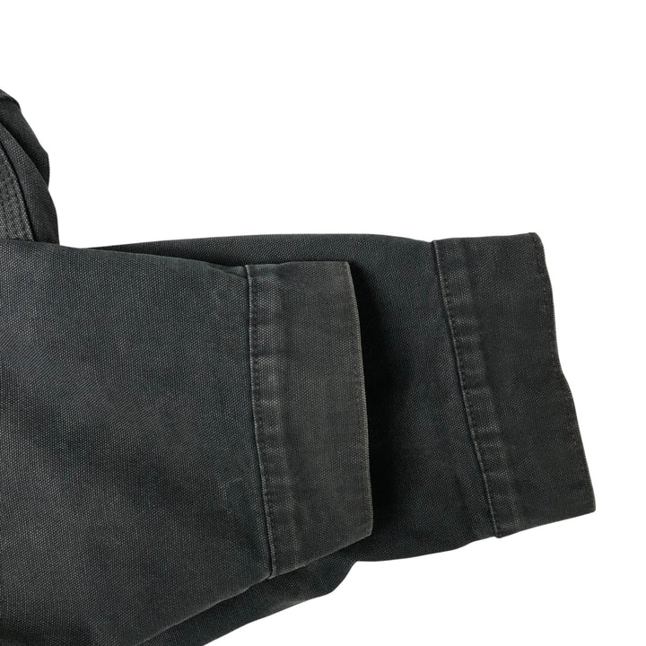 Carhartt Active Jacket Duck Full Zip Hoodie Men's XXL cotton black type Vintage Second Hand