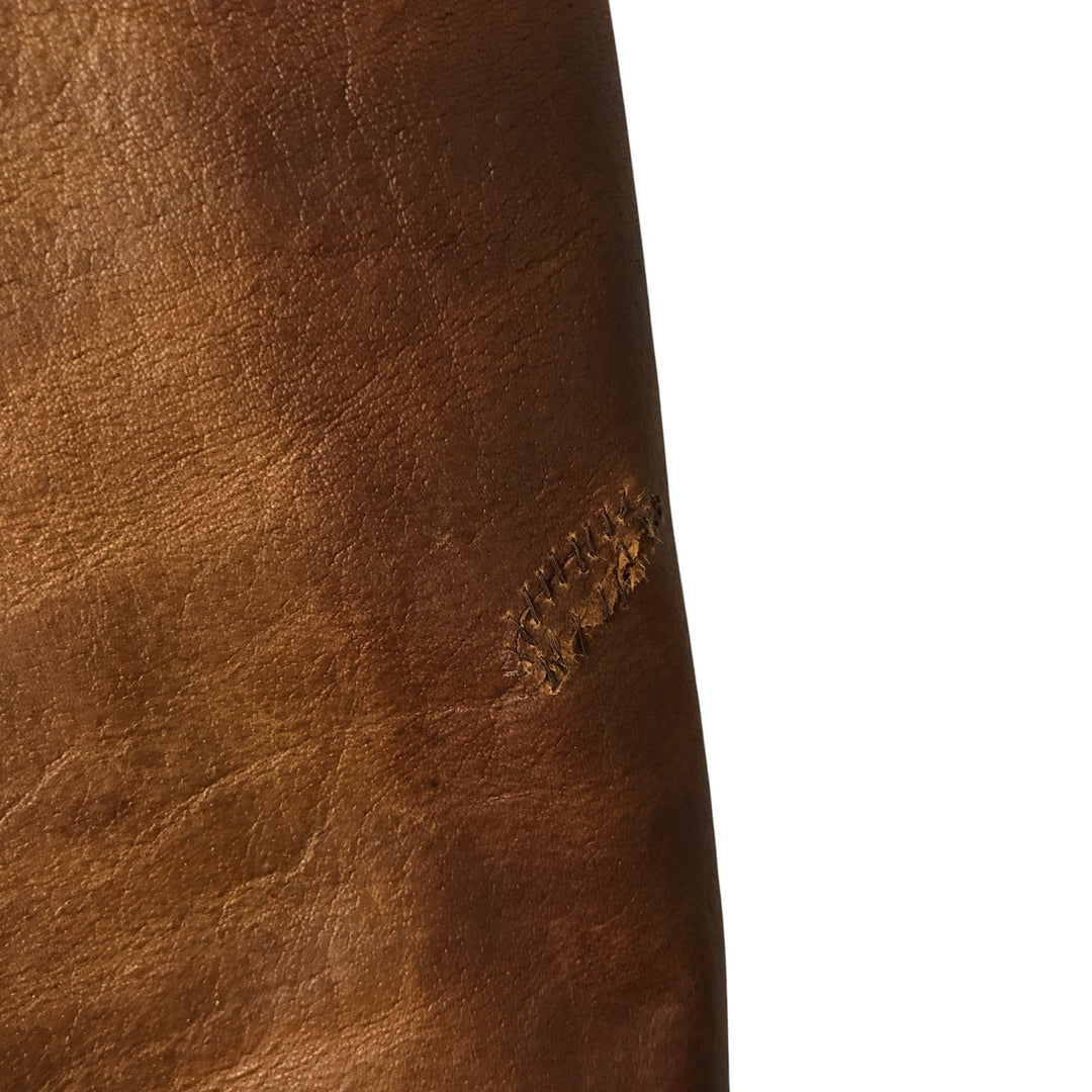 WILSONS Swing Top Type Padded Leather Blouson Men's Size L genuine leather brown type Vintage Second Hand