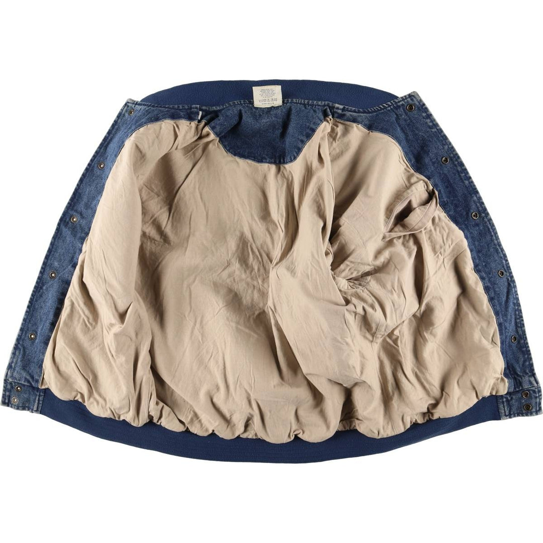 90s~00'S Lee SPORT NFL DALLAS COWBOYS Denim Varsity Jacket Men's L size cotton blue type Vintage Second Hand