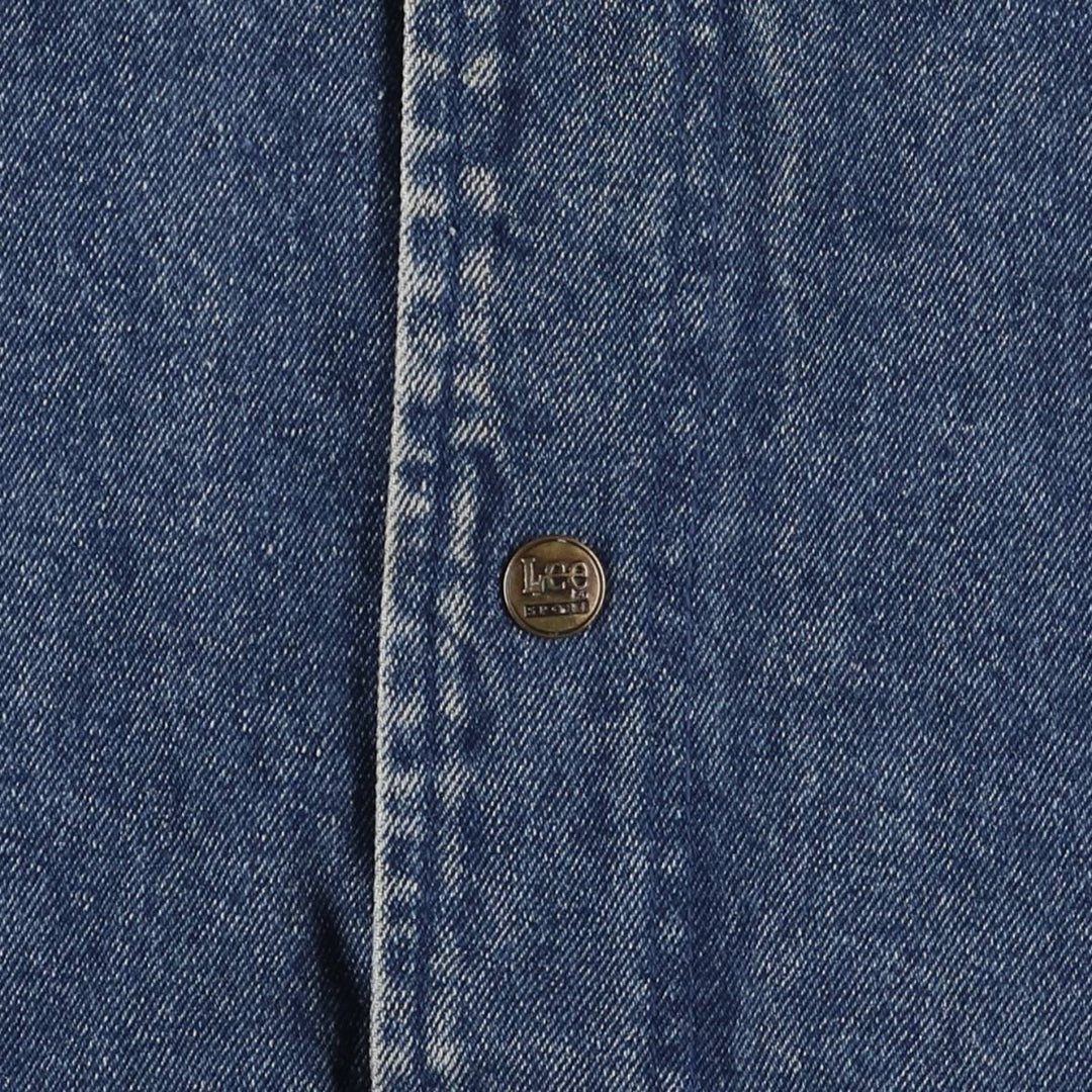 90s~00'S Lee SPORT NFL DALLAS COWBOYS Denim Varsity Jacket Men's L size cotton blue type Vintage Second Hand