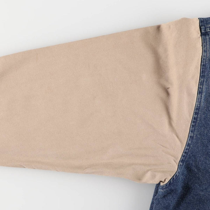 90s~00'S Lee SPORT NFL DALLAS COWBOYS Denim Varsity Jacket Men's L size cotton blue type Vintage Second Hand