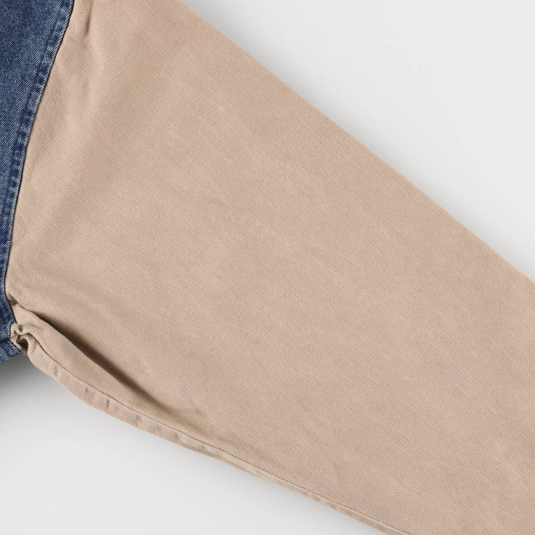 90s~00'S Lee SPORT NFL DALLAS COWBOYS Denim Varsity Jacket Men's L size cotton blue type Vintage Second Hand