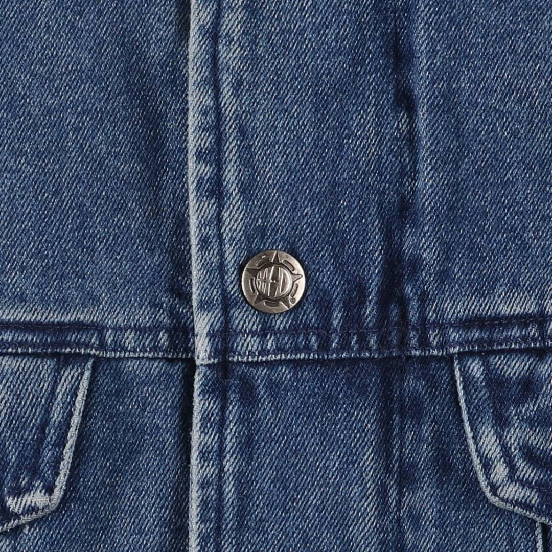 Harley-Davidson Denim Jacket, G-Jean, Men's XL cotton blue type Vintage Second Hand