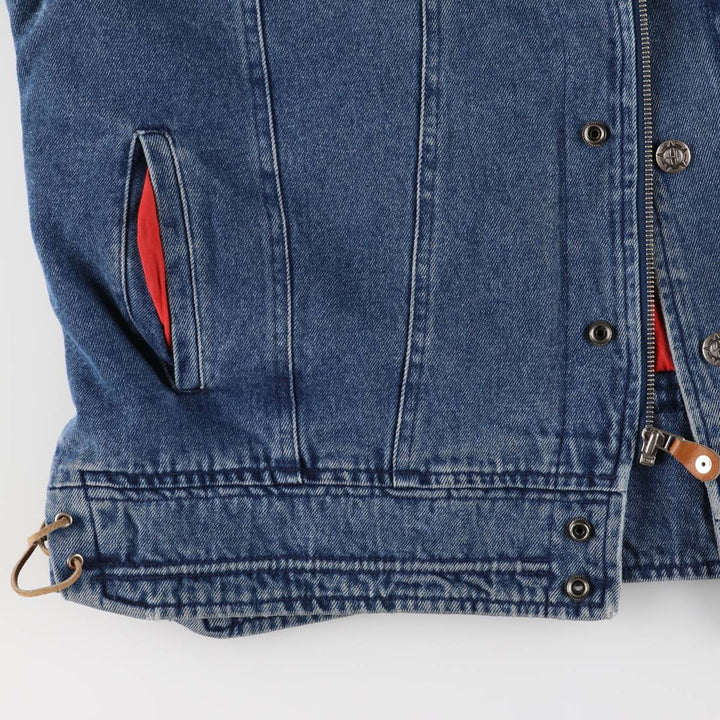 Harley-Davidson Denim Jacket, G-Jean, Men's XL cotton blue type Vintage Second Hand