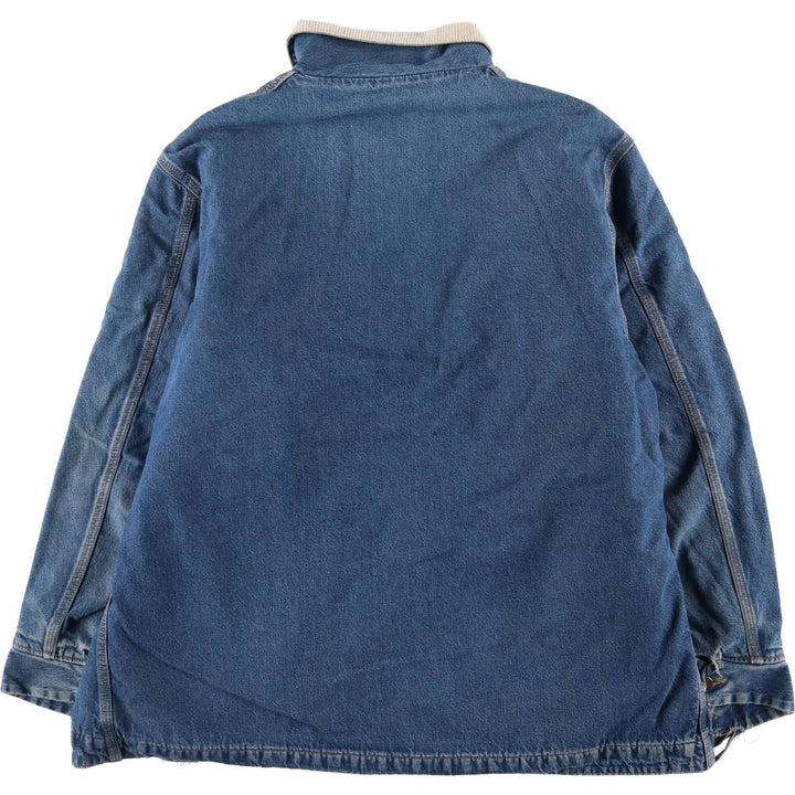 Vintage 80s-90'S ROEBUCKS denim coverall made in USA, men's XXL size unknown blue type Vintage Second Hand