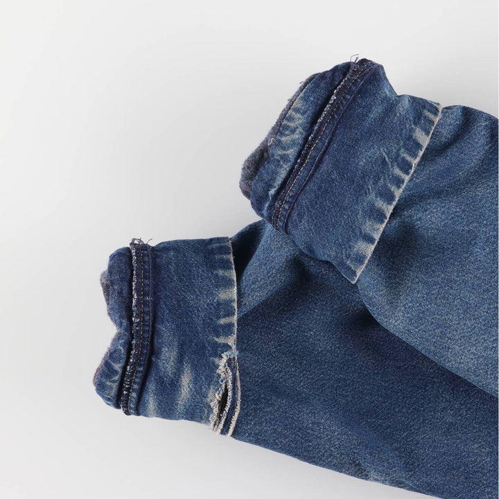 Vintage 80s-90'S ROEBUCKS denim coverall made in USA, men's XXL size unknown blue type Vintage Second Hand