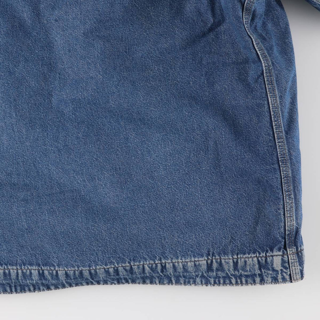 Vintage 80s-90'S ROEBUCKS denim coverall made in USA, men's XXL size unknown blue type Vintage Second Hand