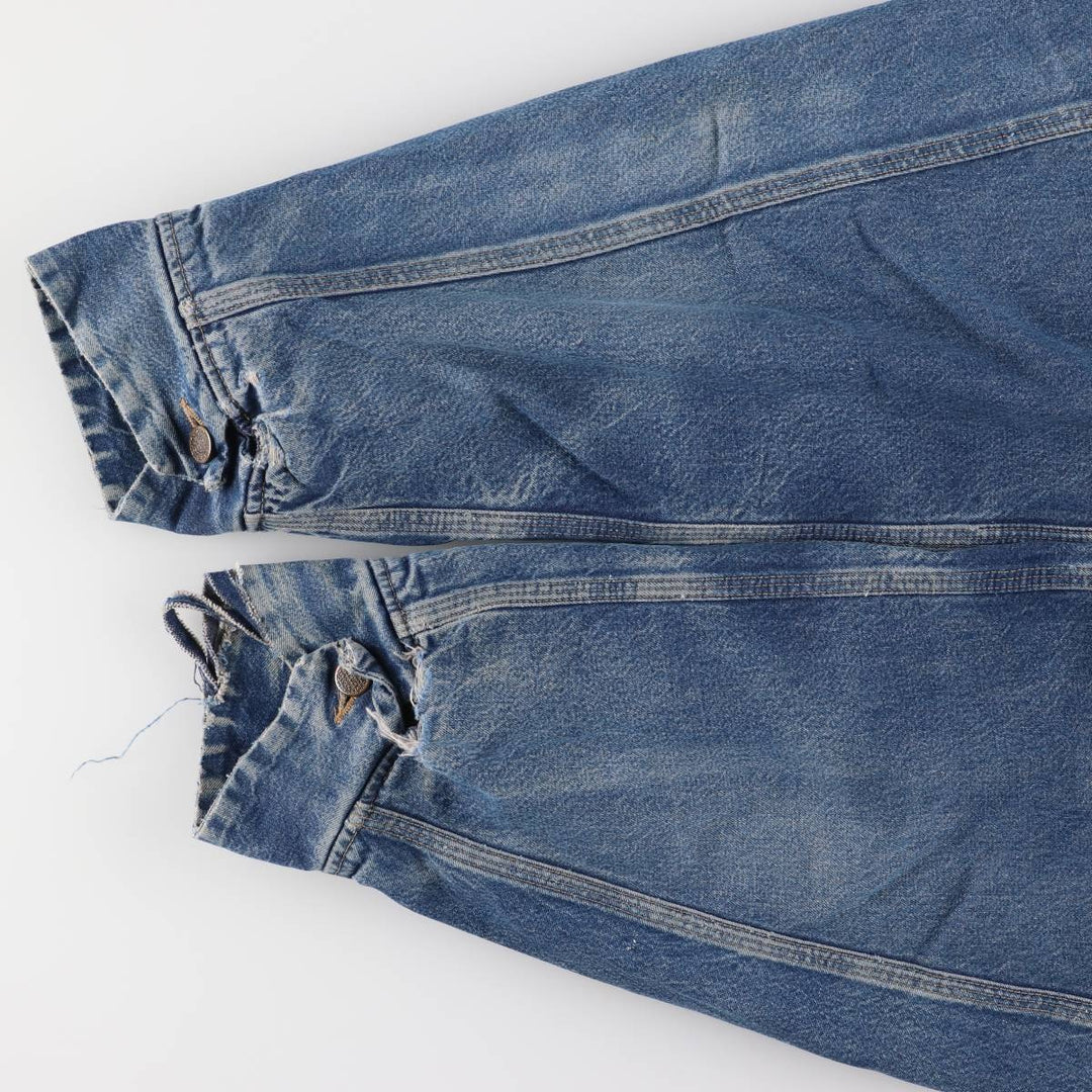 Vintage 80s-90'S ROEBUCKS denim coverall made in USA, men's XXL size unknown blue type Vintage Second Hand