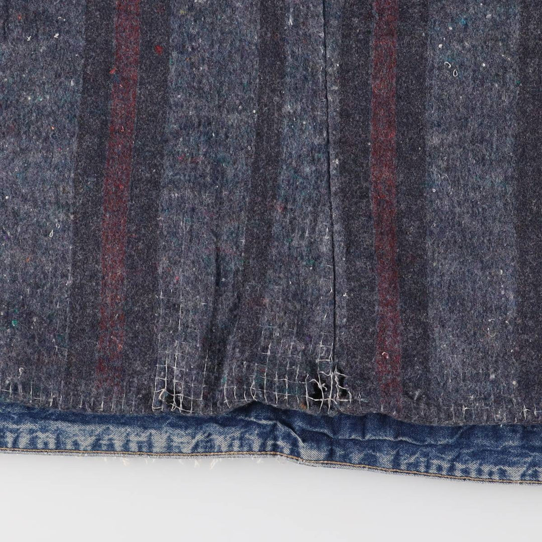 Vintage 80s-90'S ROEBUCKS denim coverall made in USA, men's XXL size unknown blue type Vintage Second Hand