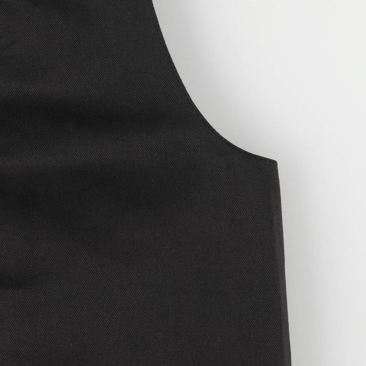 90'S Ben Davis work vest, made in USA, men's size L, vintage cotton black type Vintage Second Hand