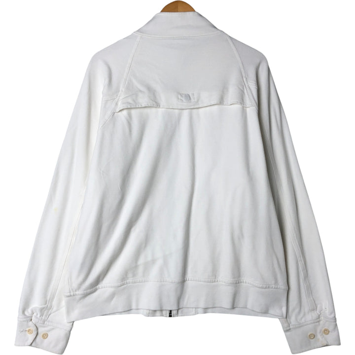 Ralph Lauren POLO by Ralph Lauren Pique Harrington Jacket Swing Top Men's XL cotton white type Vintage Second Hand