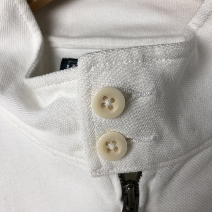 Ralph Lauren POLO by Ralph Lauren Pique Harrington Jacket Swing Top Men's XL cotton white type Vintage Second Hand