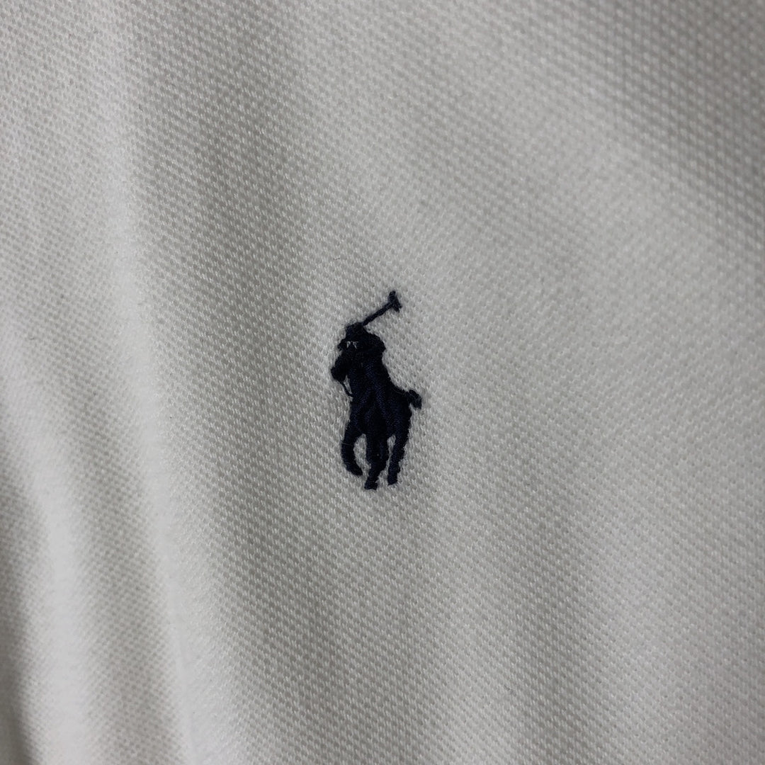 Ralph Lauren POLO by Ralph Lauren Pique Harrington Jacket Swing Top Men's XL cotton white type Vintage Second Hand