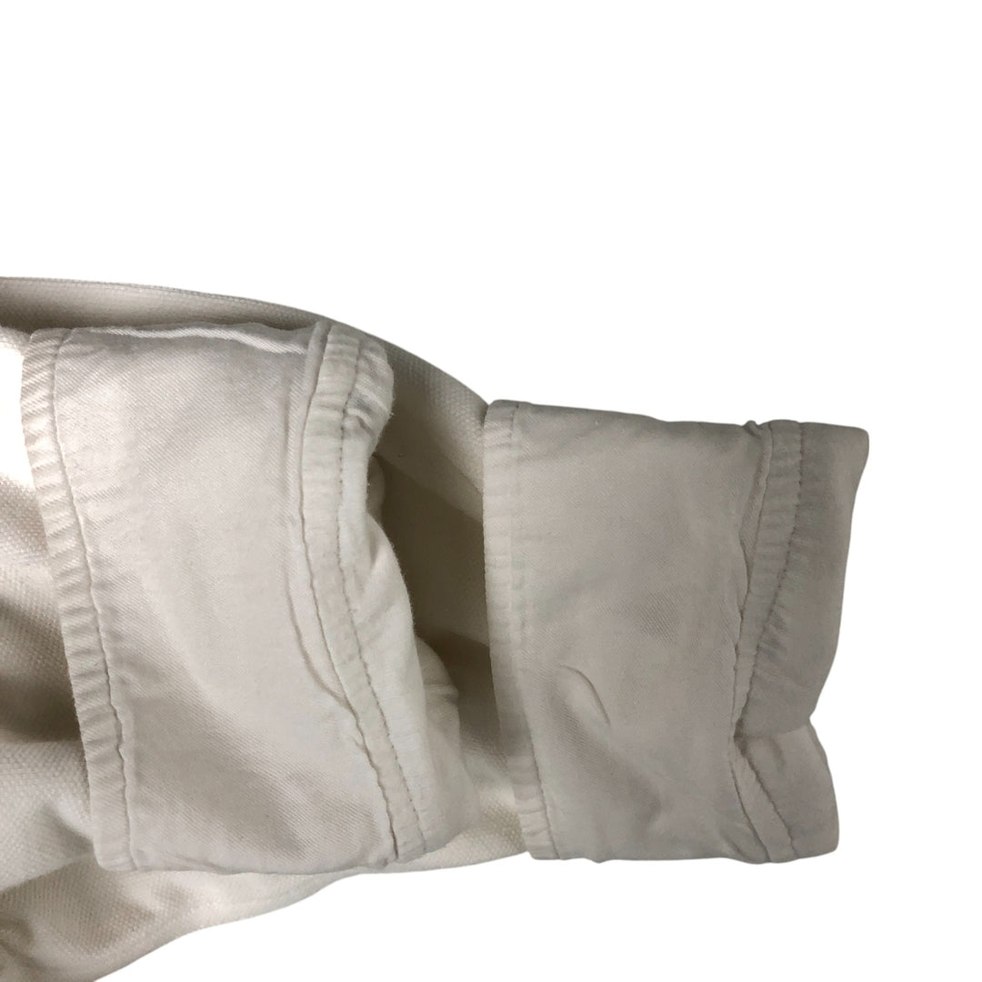 Ralph Lauren POLO by Ralph Lauren Pique Harrington Jacket Swing Top Men's XL cotton white type Vintage Second Hand