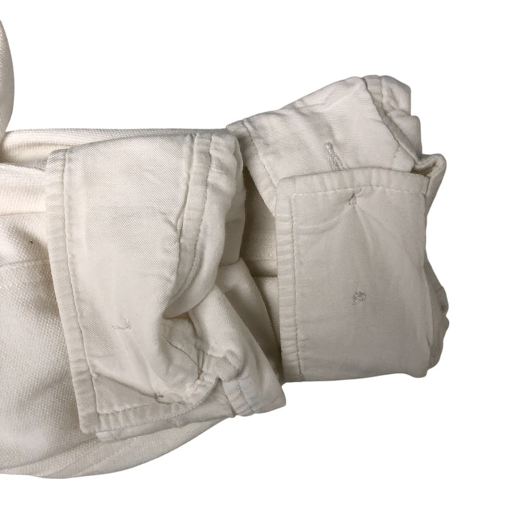 Ralph Lauren POLO by Ralph Lauren Pique Harrington Jacket Swing Top Men's XL cotton white type Vintage Second Hand