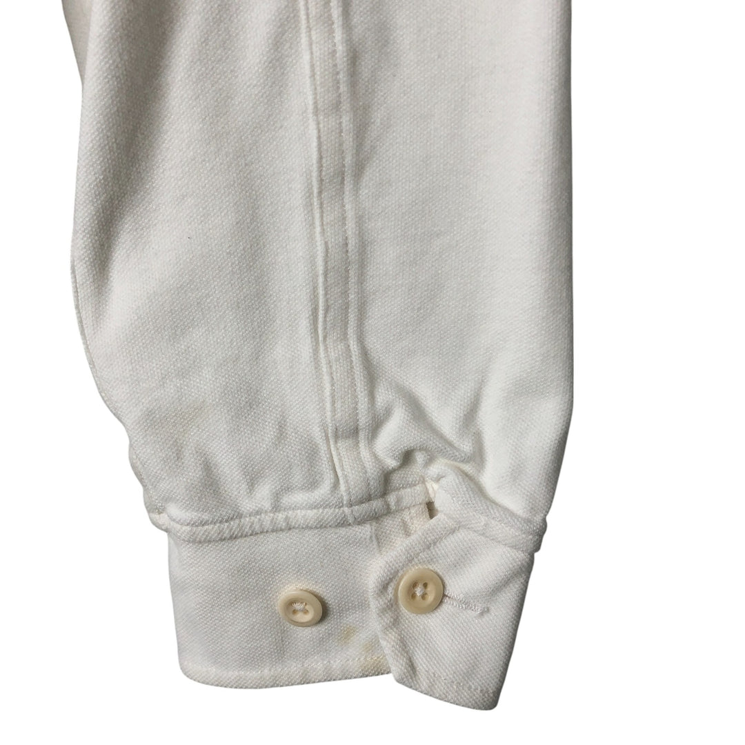 Ralph Lauren POLO by Ralph Lauren Pique Harrington Jacket Swing Top Men's XL cotton white type Vintage Second Hand