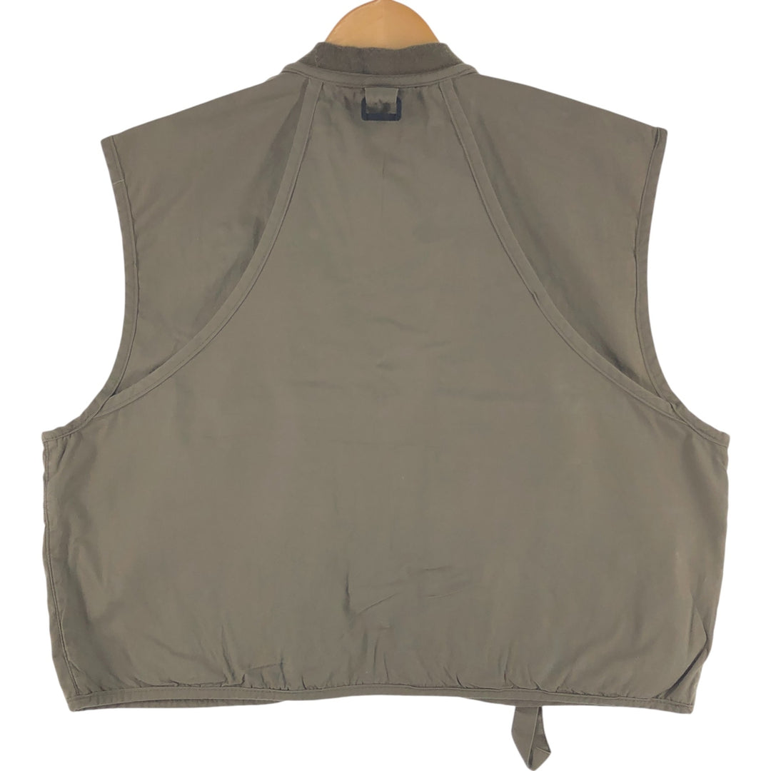 White River Fishing Vest, Men's M Size cotton Beige type Vintage Second Hand