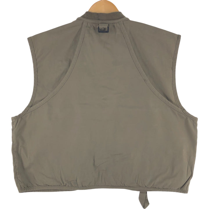 White River Fishing Vest, Men's M Size cotton Beige type Vintage Second Hand