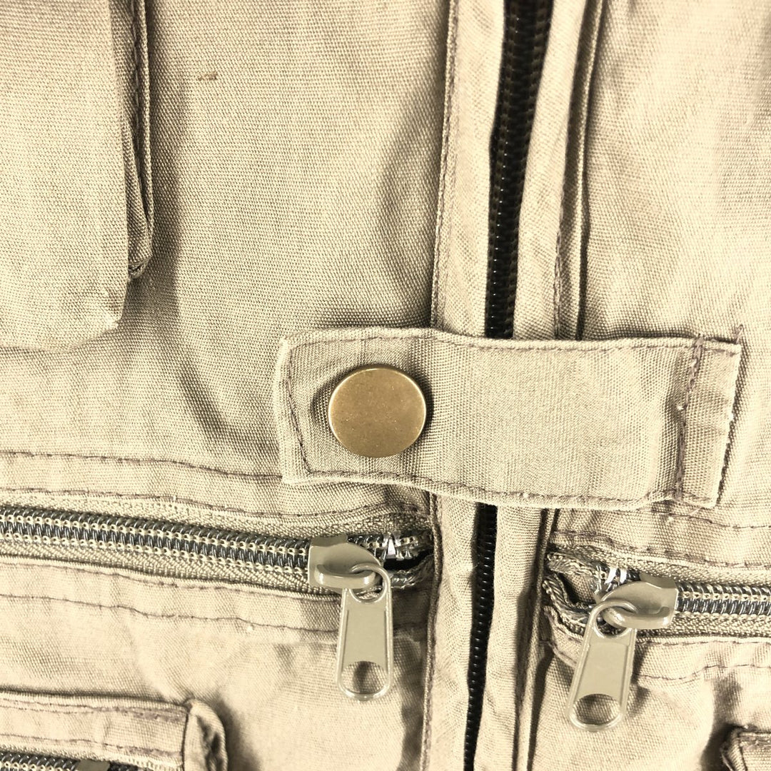 White River Fishing Vest, Men's M Size cotton Beige type Vintage Second Hand