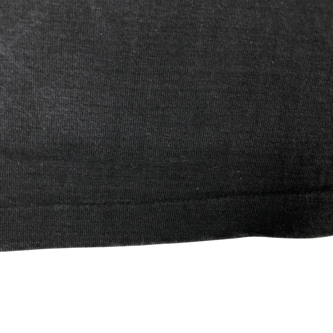 Black and White Advertising T-shirt Men's XL size cotton black type Vintage Second Hand