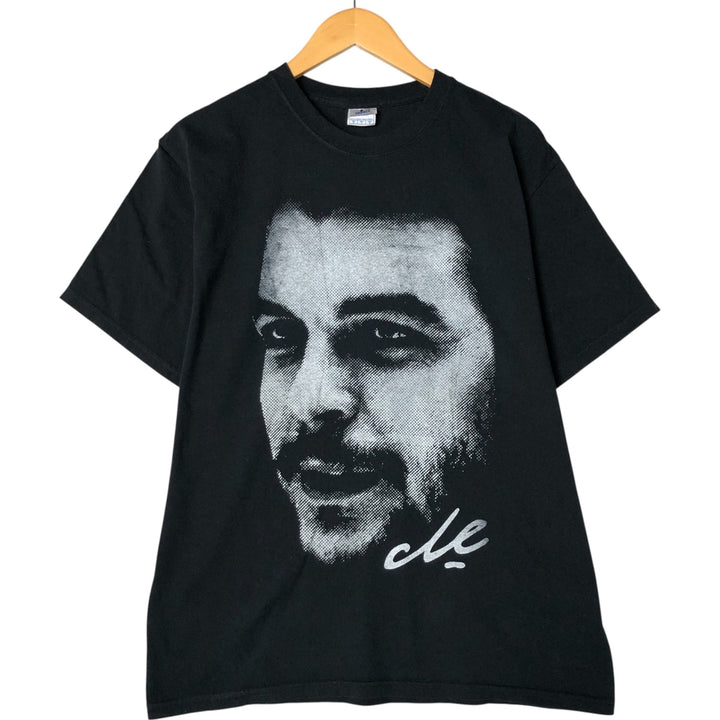 00'S YAZBEK Che Guevara Great Person T-shirt Men's L size cotton black type Vintage Second Hand