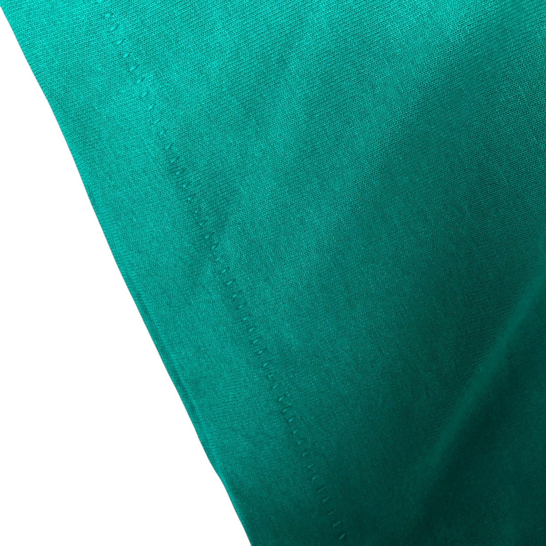 90'S Fruit of the Loom George Floyd Printed T-shirt Made in USA Men's L Size Vintage cotton Emerald green Vintage Second Hand